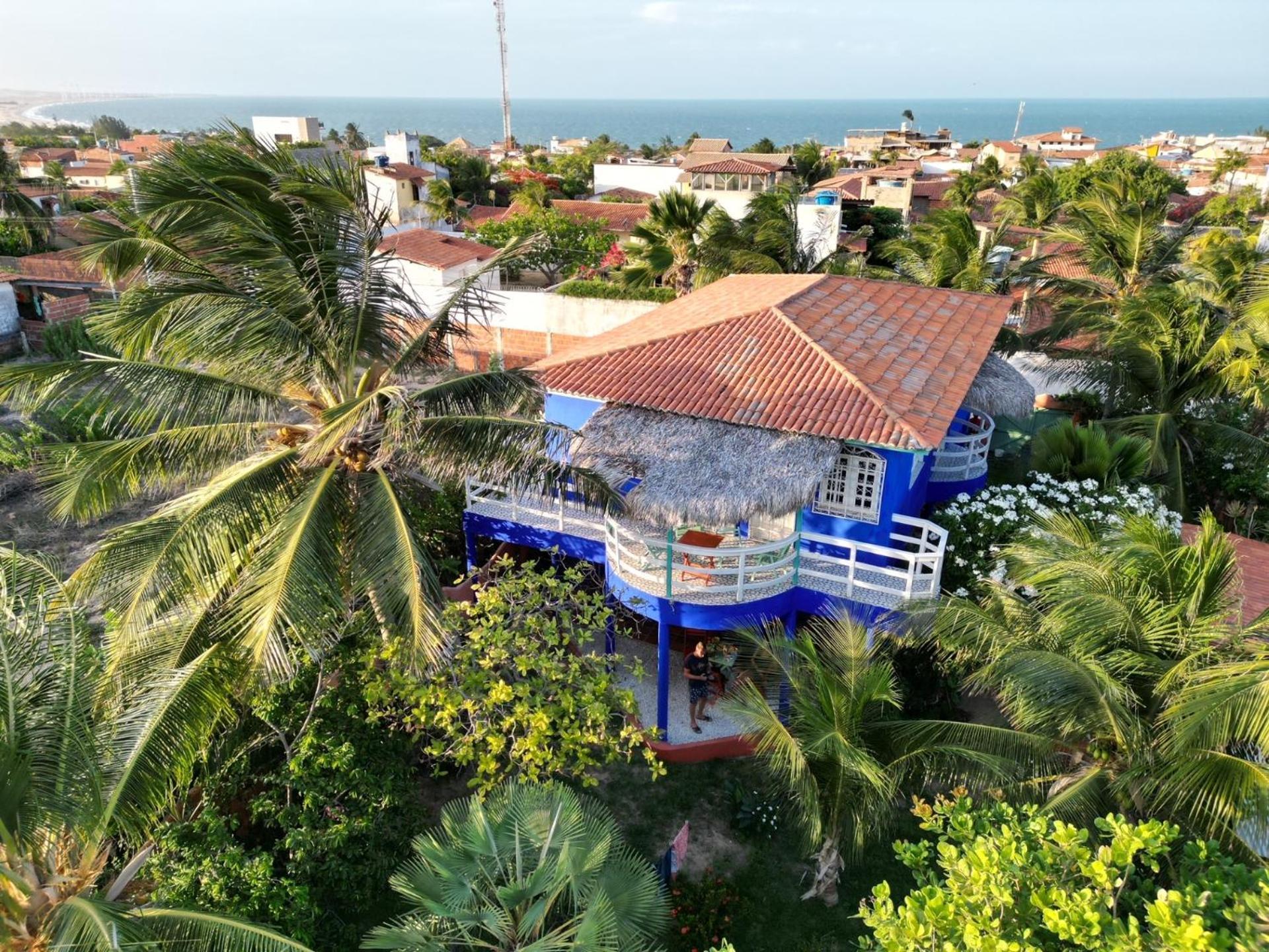 Charming Blue House With Kitchen Parking And Garden Villa Canoa Quebrada Dış mekan fotoğraf